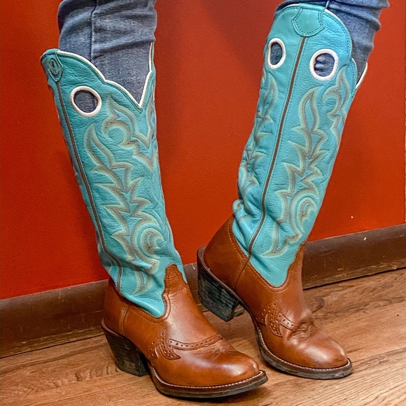 tony lama turquoise boots